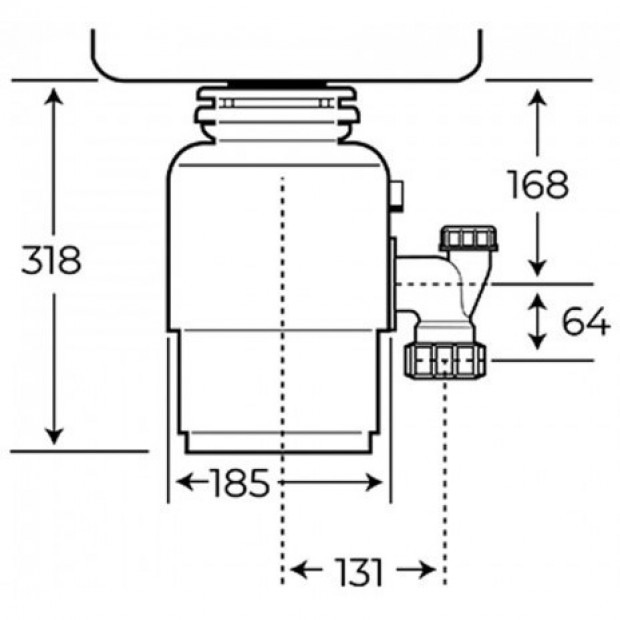 Квадратный адаптер для измельчителя TEKA TR 750
